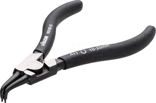 VI 6510B-10 - Sicherungsringzange, gebogen, außen, 140 mm