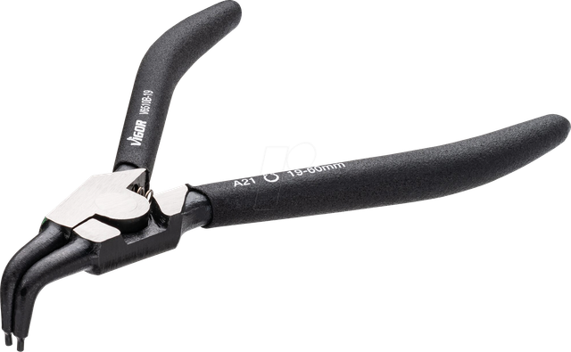 VI 6510B-19 - Sicherungsringzange, gebogen, außen, 180 mm