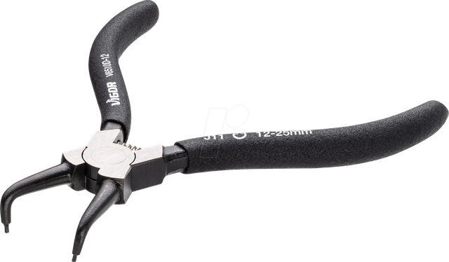 VI 6510D-12 - Sicherungsringzange, gebogen, innen, 140 mm
