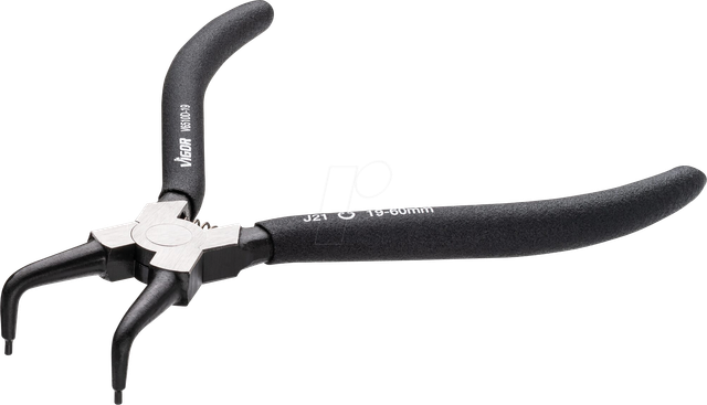 VI 6510D-19 - Sicherungsringzange, gebogen, innen, 180 mm