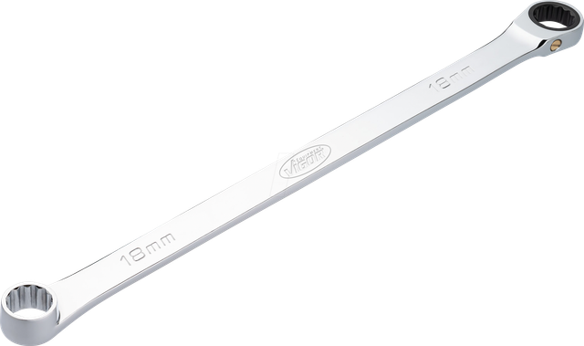 VI V7031-18 - Ratschen-Ringschlüssel, extra lang, SW 18 mm