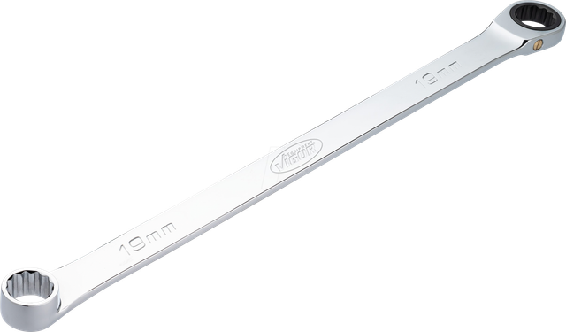VI V7031-19 - Ratschen-Ringschlüssel, extra lang, SW 19 mm