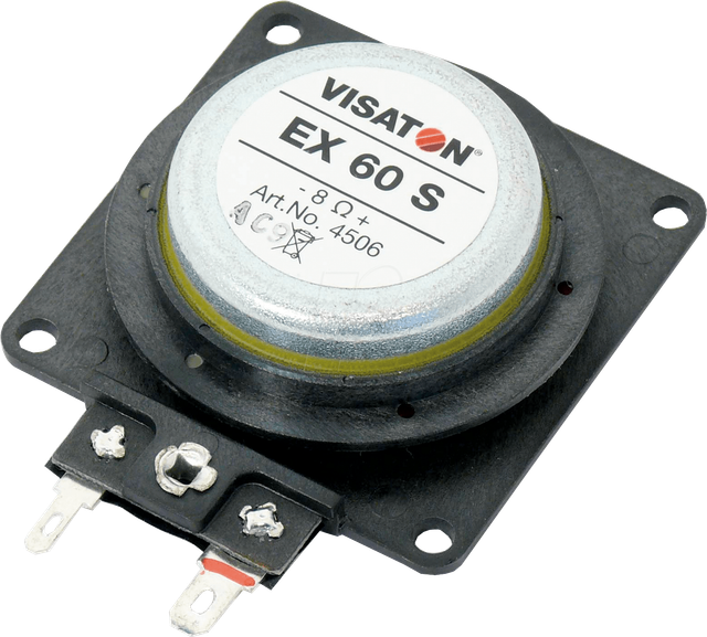 VIS EX60S-4 - Elektrodynamischer Exiter EX 60S, 25 W, 4 Ohm