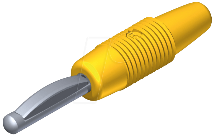 VON 30 GE - Vollkontaktstecker 4 mm, mit Lötanschluss