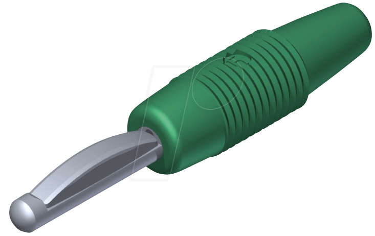 VON 30 GN - Vollkontaktstecker 4 mm, mit Lötanschluss