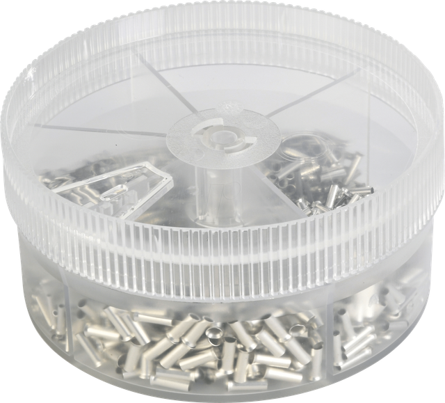VT AEH SORT 1 - Aderendhülsen-Sortiment, unisoliert 0,5 - 2,5mm²