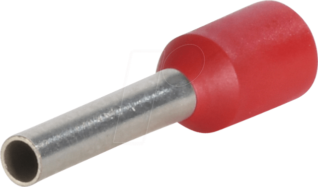 VT AEHI 1,0-100 - 100er Pack Aderendhülsen-isoliert 1,0mm²