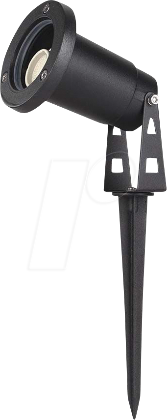 VT-10372 - Gartenstrahler, Sockel GU10, schwarz, IP65, Aluminium
