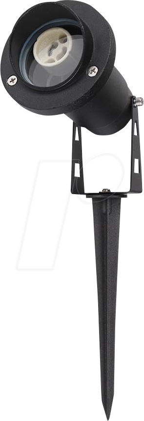 VT-10373 - Gartenstrahler, Sockel GU10, schwarz, IP65