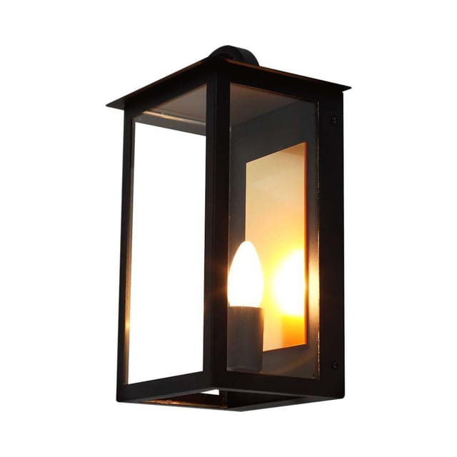 VT-10561 - Wandleuchte mit E14 Sockel, schwarz, IP65