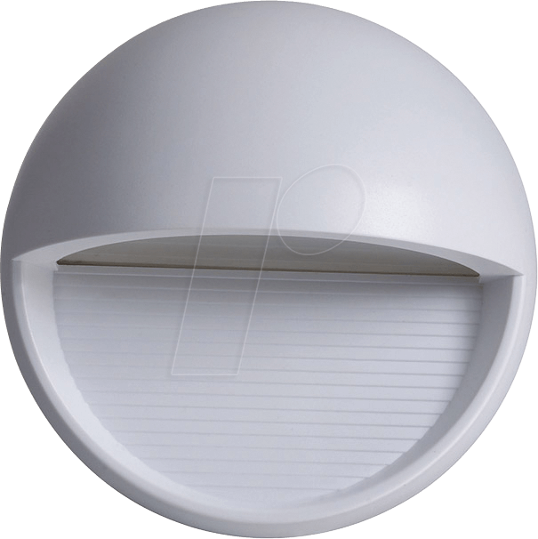 VT-1406 - Wandleuchte, Stufendesign, 3 W, 210 lm, 3000 K, rund, grau