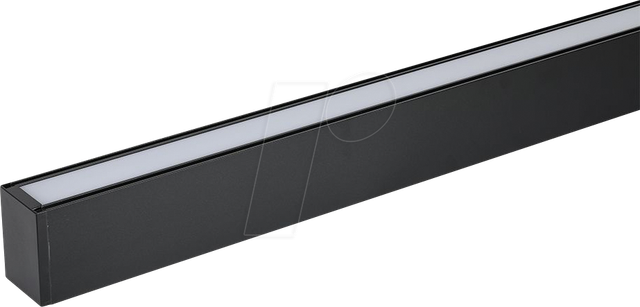 VT-20462 - Lineare Deckenleuchte, 40 W, 3275 lm, 3000 K, schwarz, IP20