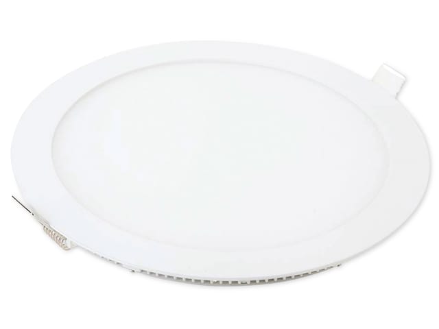 VT-214860 - LED-Einbauleuchte, 18 W, 1400 lm, 3000 K, weiß, rund