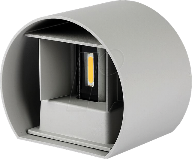 VT-217092 - LED-Wandleuchte, 5 W, 4000 K, IP65, grau