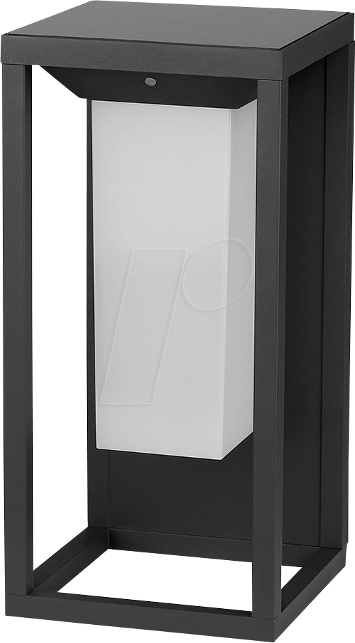 VT-21784 - LED Solar-Pollerleuchte, 2 W, 220 lm, 3000 K, grau, Sensor, IP65