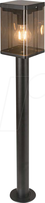 VT-23009 - LED Solar-Pollerleuchte, 2,5 W, 3000 K, schwarz, IP44