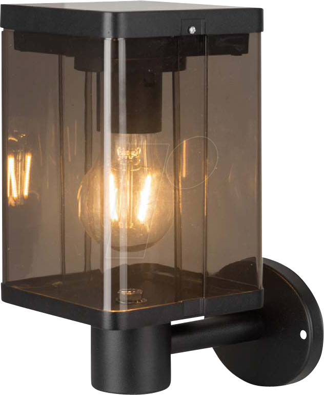 VT-23010 - LED Solar-Wandleuchte, 2,5 W, 3000 K, schwarz, IP44