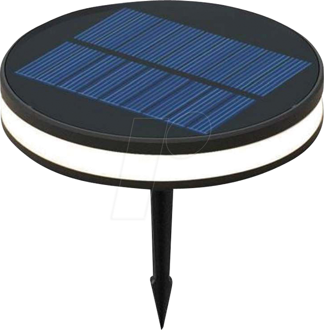 VT-23015 - LED Solar Gartenleuchte, 1,8 W, 90 lm, 3000 K, IP54