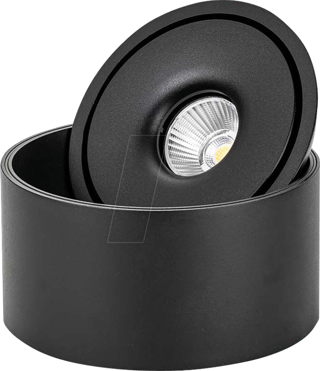 VT-23156 - Deckenleuchte, 20 W, 1408 lm, 3000 K - 6400 K, schwarz, IP20