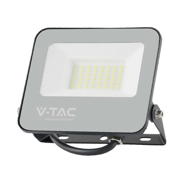 VT-23692 - LED-Flutlicht, 30 W, 4800 lm, 4000 K, grau