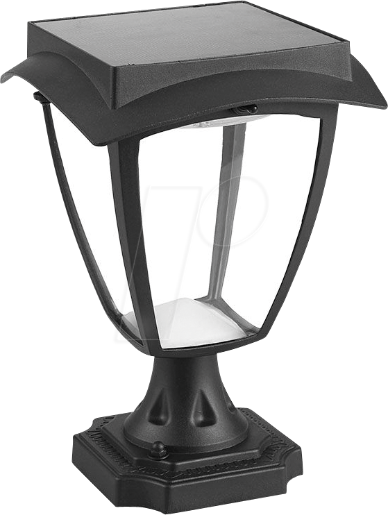 VT-2893 - LED Solar-Tischleuchte, 2 W, 3000/6000 K, Schwarz, IP65