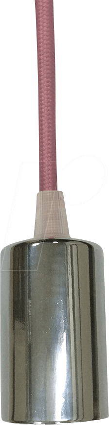 VT-3789 - Hängeleuchte, E27, rund, chrom, pink