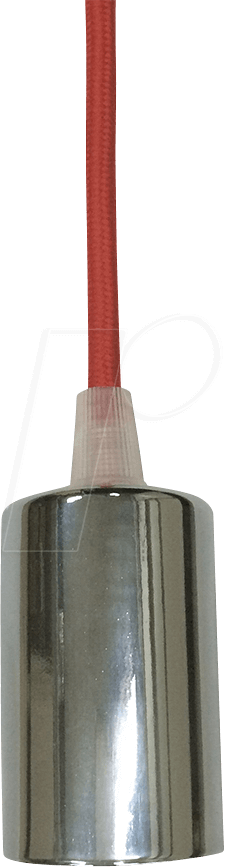 VT-3791 - Hängeleuchte, E27, rund, chrom, rot