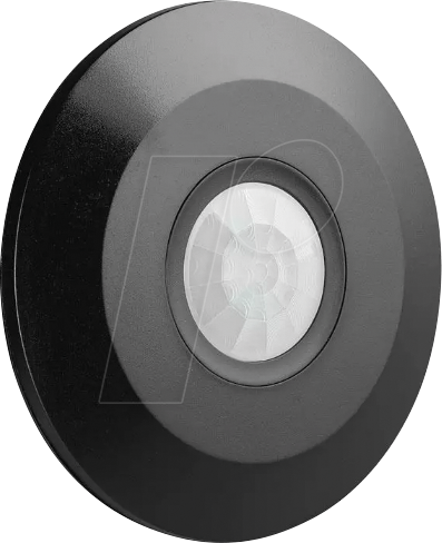 VT-5087 - Decken-Bewegungsmelder, Infrarot, 360°, IP20, flach, schwarz