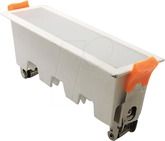 VT-6403 - Einbauleuchte, 10 W, 750 lm, 6400 K, eckig, weiß