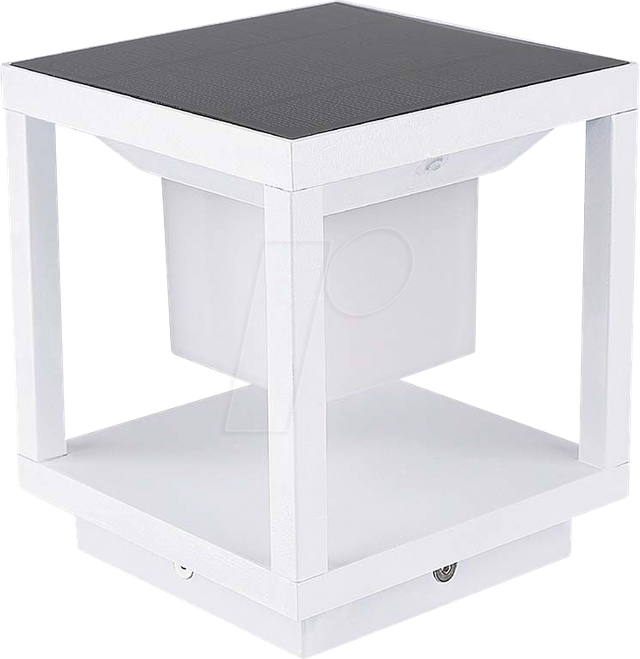 VT-6806 - LED Solarleuchte mit Bewegungssensor, 3000K, weiß, IP65