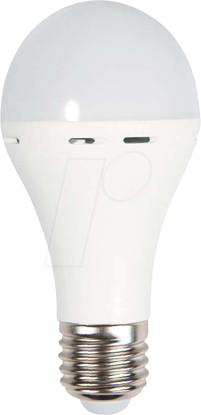 VT-7010 - LED-Lampe E27, 9 W, 720 lm, 4000 K, inkl. Notstromeinheit