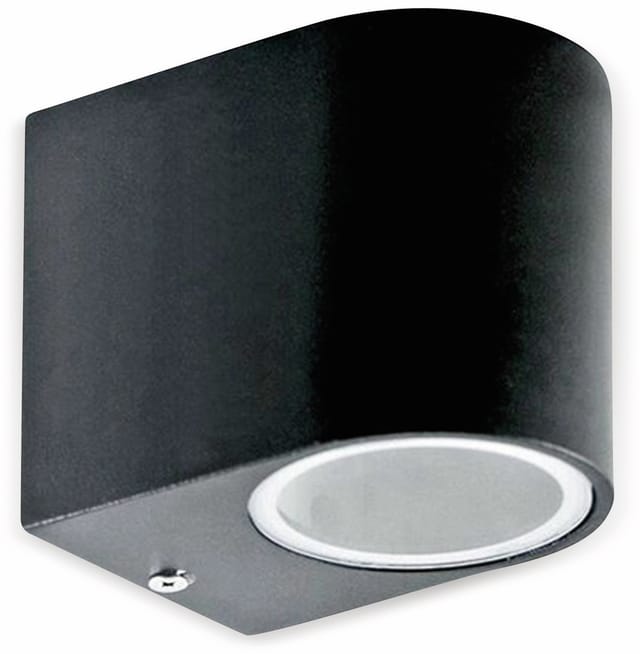 VT-7508 - Wandleuchte, GU10, schwarz, IP44