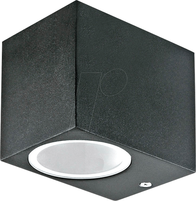 VT-7510 - Wandleuchte, GU10, schwarz, IP44