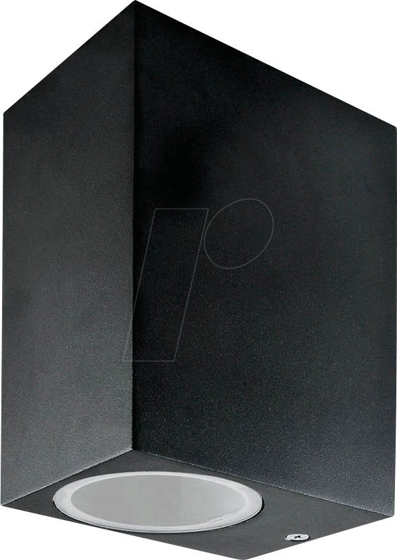 VT-7511 - Wandleuchte, 2 x GU10, schwarz, IP44