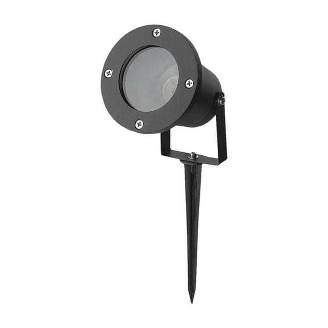 VT-7571 - Gartenstrahler, Sockel GU10, schwarz, IP65