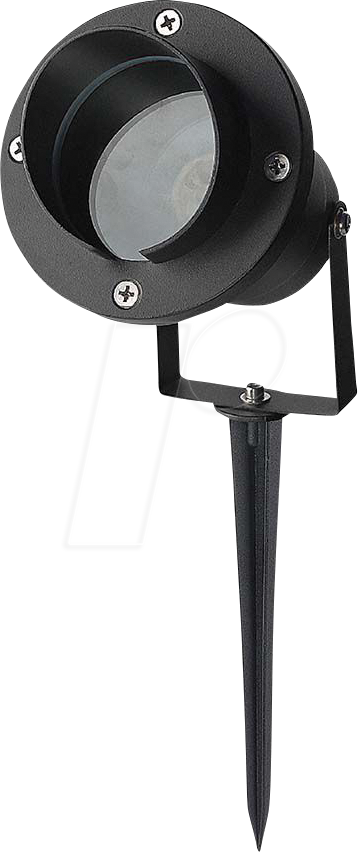 VT-7572 - Gartenstrahler, Sockel GU10, schwarz, IP65