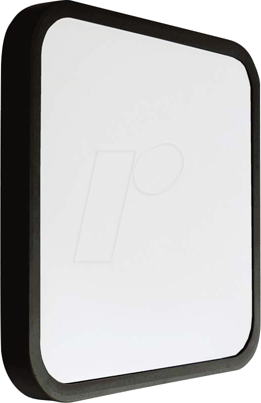 VT-76431-24 - Deckenleuchte, 18 W, 1830 lm, 4000 K, schwarz, IP44, quadratisch