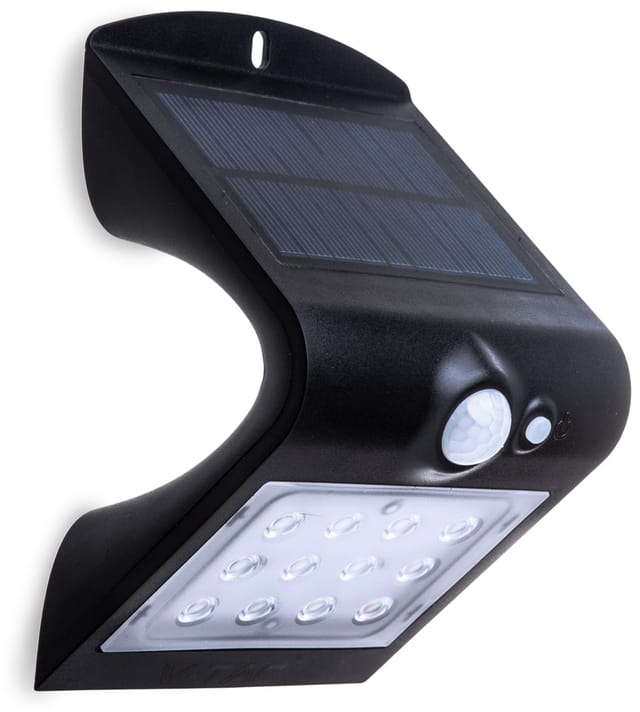 VT-8277 - LED-Solarleuchte, Wandleuchte, 1,5 W, 4000 K, schwarz, IP65