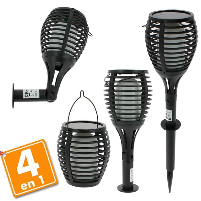 VT-8558 - LED-Solarleuchte, Flammenleuchte, 4-in-1