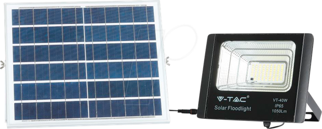 VT-8574 - LED-Solarleuchte, Strahler, 16 W, 1050 lm, 4000K
