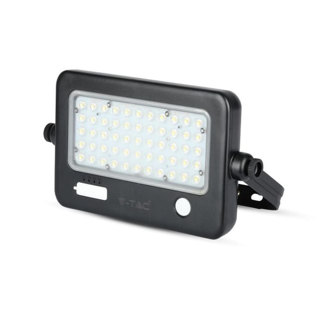 VT-8674 - LED-Flutlicht mit Solarpanel, 10 W, 4000K