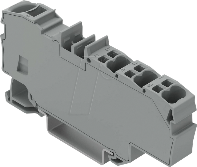 WAGO 2006-8031 - Verteilerklemme 1x 6 mm² / 6x 1,5 mm², Grau