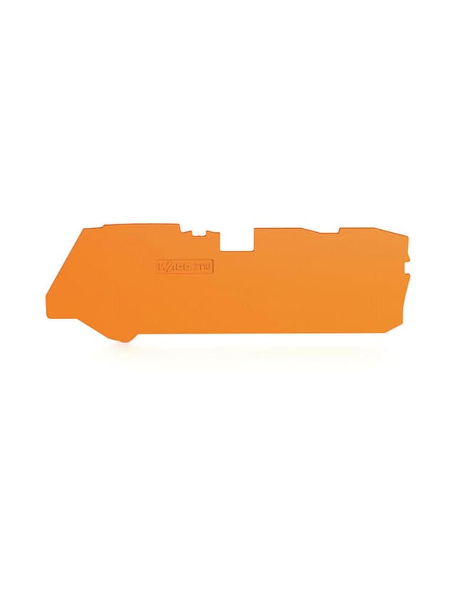 WAGO 2110-1392 - Abschluss- und Zwischenplatte, 1 mm, orange