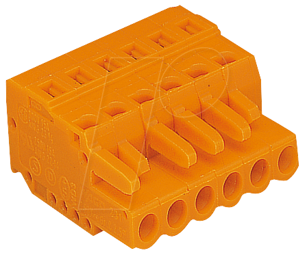 WAGO 231-305 - CAGE-CLAMP Federleiste, Midi, RM 5,08, 5-polig