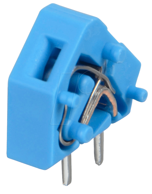 WAGO 236-744 - Leiterplattenklemme, anreihbar, RM 5,08, blau