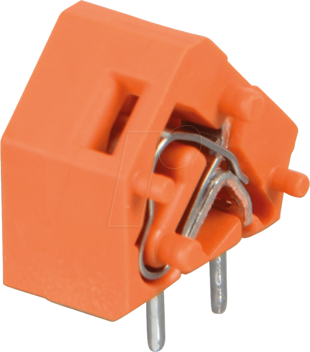 WAGO 236-756 - Leiterplattenklemme, anreihbar, RM 7,62, orange