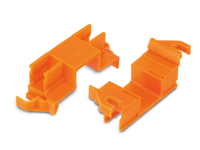 WAGO 243-112 - Steckklemmenhalter für 4-fach Micro-Steckklemmen, orange