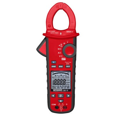 BENNING CM 12 - Strom-/Spannungzange CM 12, digital, TRMS, AC/DC, bis 600 A, 100