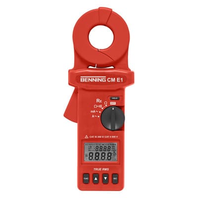 BENNING CM E1 - Erdungsmesszange CM E1, TRMS, 1500 Ohm