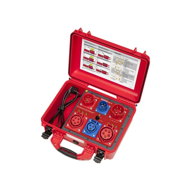 BENNING MA 3 - Messadapter für Gerätetester, Prüfkoffer, CEE 16 A / 32 A